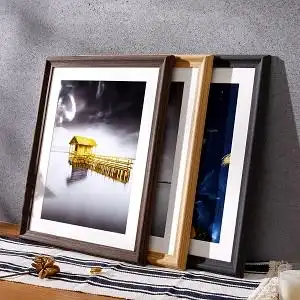 实木简约相框蔚澜学校8开 四开含卡纸留白都是定制尺寸不退不换