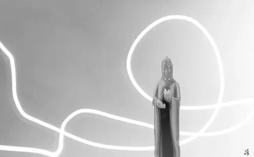 和田玉观音:慈眉善目,佛光普照