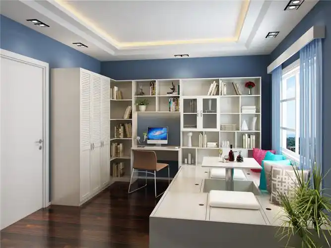 时尚系列-白橡色-书房