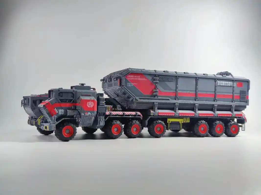 好了,烂尾两年的流浪地球火石运输车终于"随便"完成了,要雪地 - 抖音