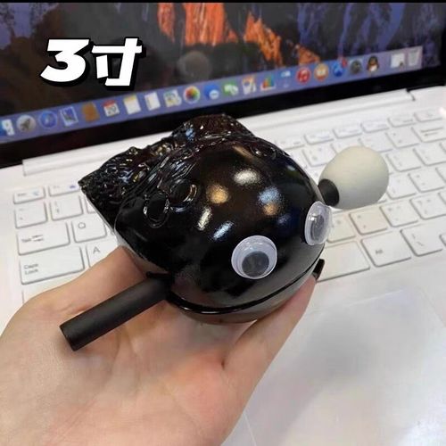 欧芙家木鱼网红不生气敲打可爱小木鱼法器迷你解压静心佛系办公室摆件