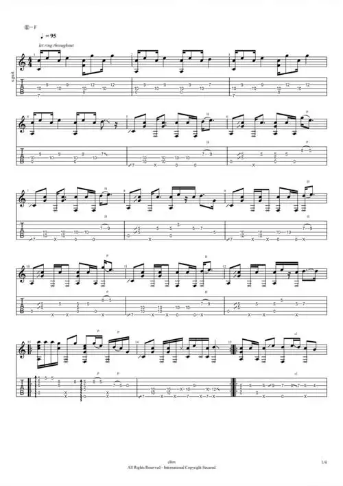 all we know(扒谱by cbm)