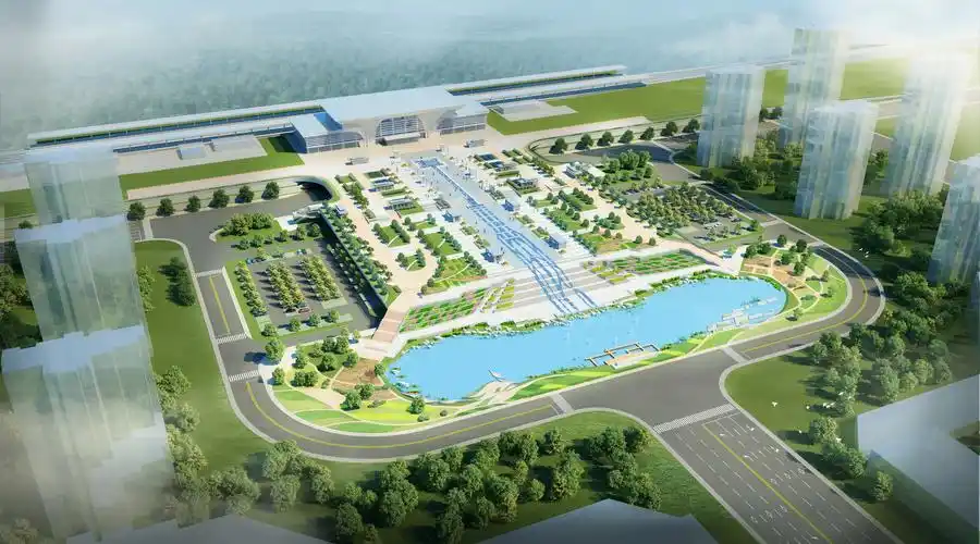 平泉高铁站站前广场景观设计