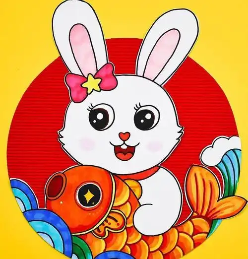 涂色并剪下来衬托在画面背景中合适的位置丰富和调整画面的细节和整体