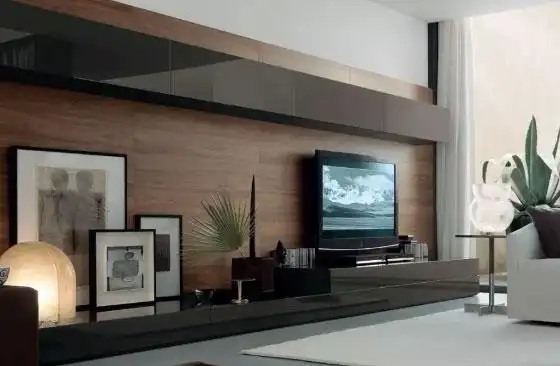 用木板装饰客厅电视背景墙,这样的设计才是真正有品位的文艺范!