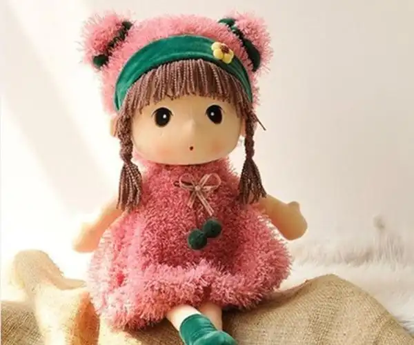 女孩毛绒玩具公仔布娃娃可爱洋娃娃生日儿童节礼物
