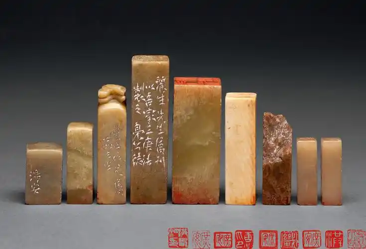 4421青田石印章九方