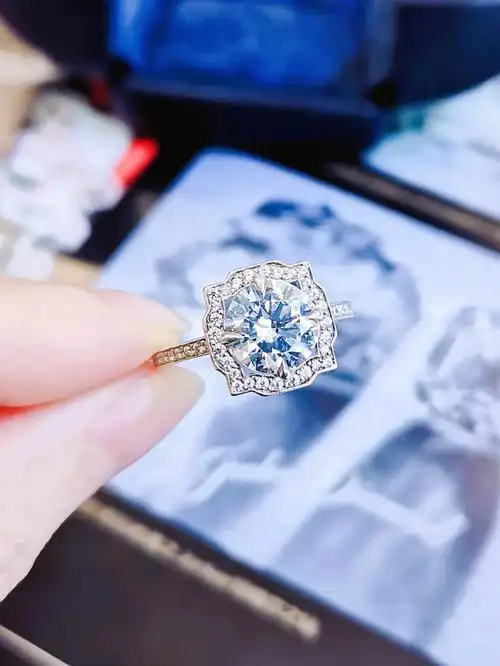 圆了公主梦2克拉hw钻戒belle上海客定