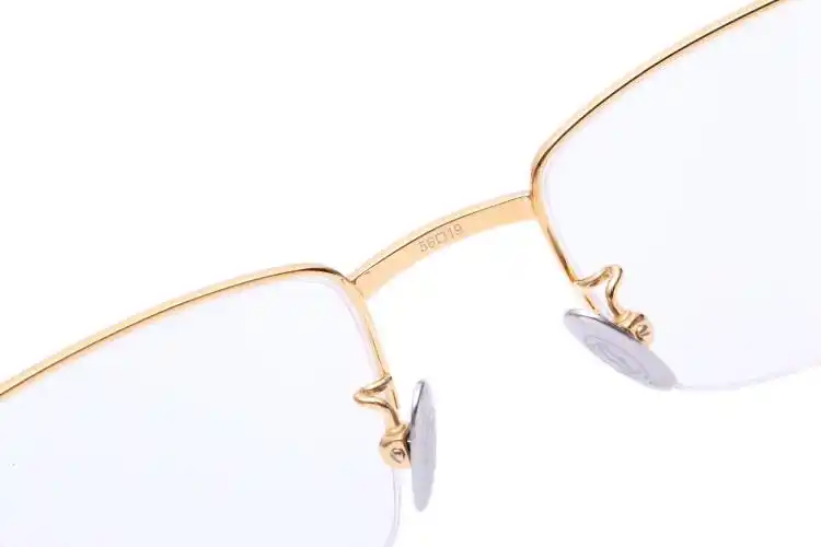 2020秋冬新品cartier卡地亚眼镜架男士半框镀金款近视镜框架ct0255o