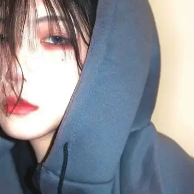 原宿风女生头像微丧高清比较丧的微信头像女生图片