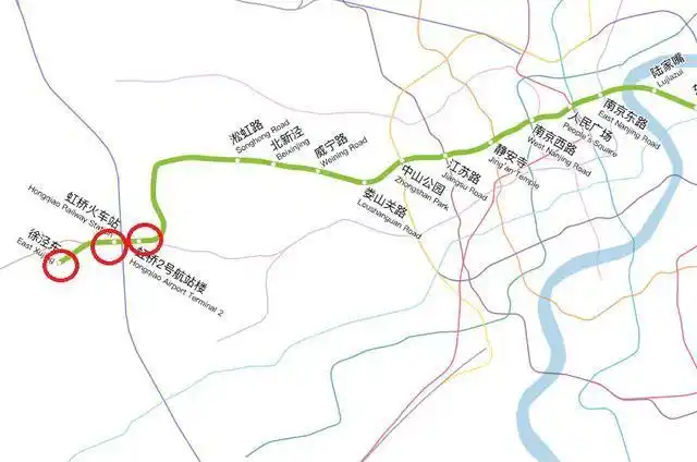 洞悉上海轨道交通2号线的整修进度:虹桥火车站即将启用迎接春运