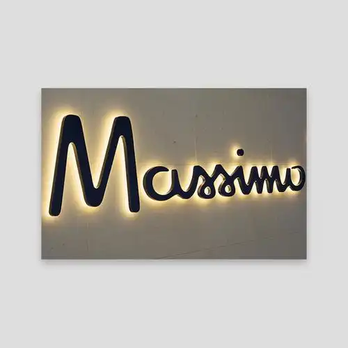 室内镜面黑钛不锈钢背光字_m31-50cm_背光字_标识成品_标识圈