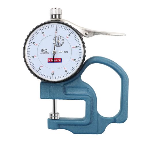 01mm测厚规厚度表百分尺跨度30 g型指针百分位 量程0-12.7mm