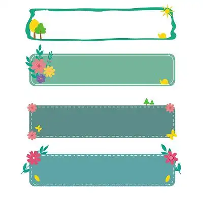 绿色清新春天花丛背景元素gif动态图春天背景少女骑车蝴蝶元素背景gif