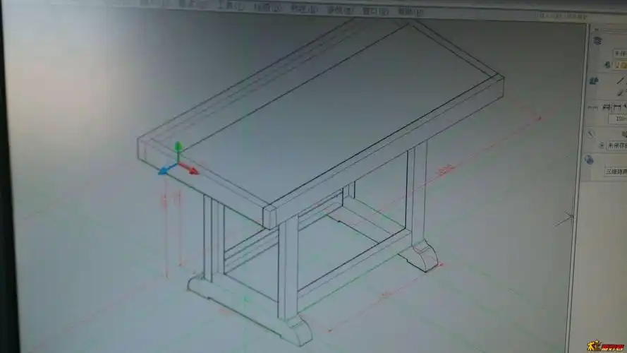 我的木工桌.有cad设计图,详细尺寸