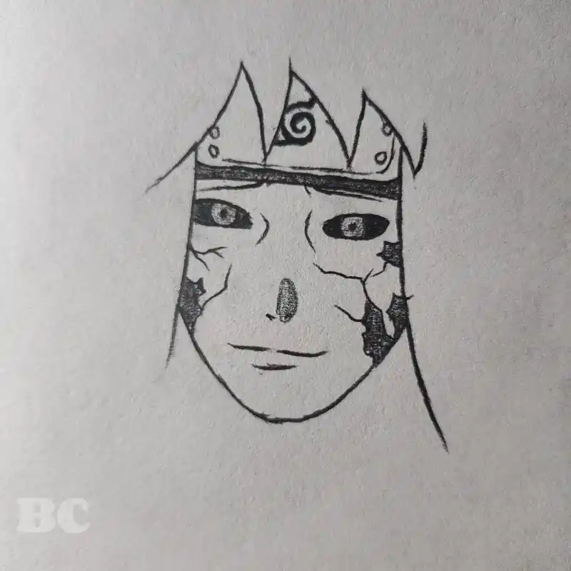 秽土水门绘画教程.#波风水门 #手绘 #铅笔画 #临摹 - 抖音