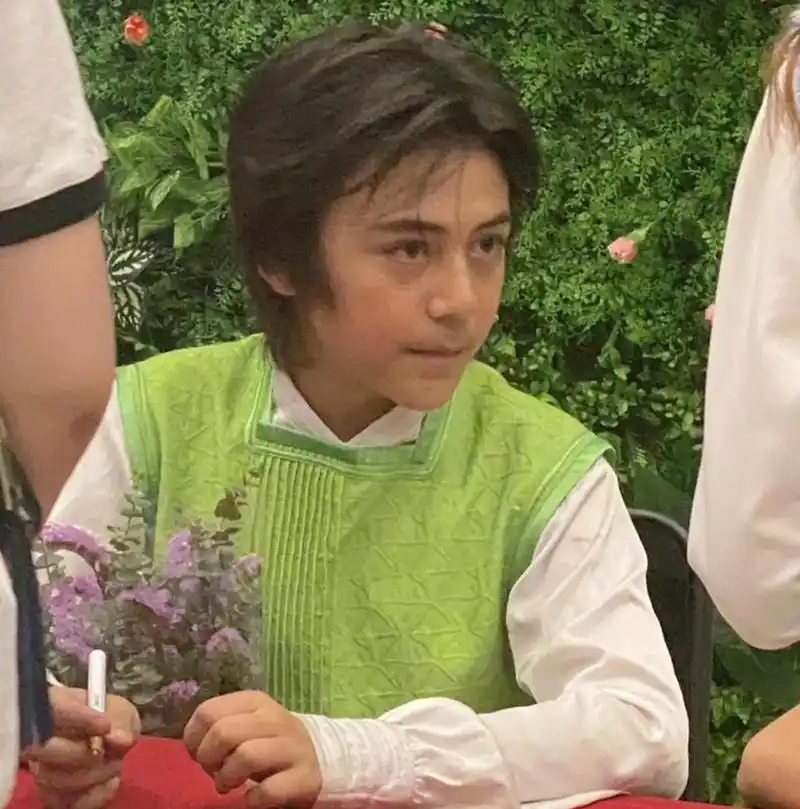 刘烨儿子诺一近照曝光. 网友:小时候像妈妈,长大后像爸爸.