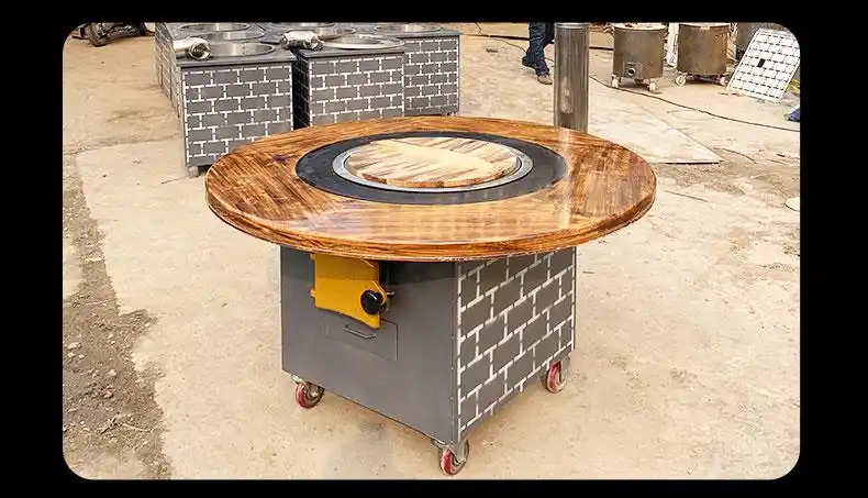 柴火灶农家乐大锅台饭店商用室外移动大锅灶户外节能柴火鸡灶台 1.