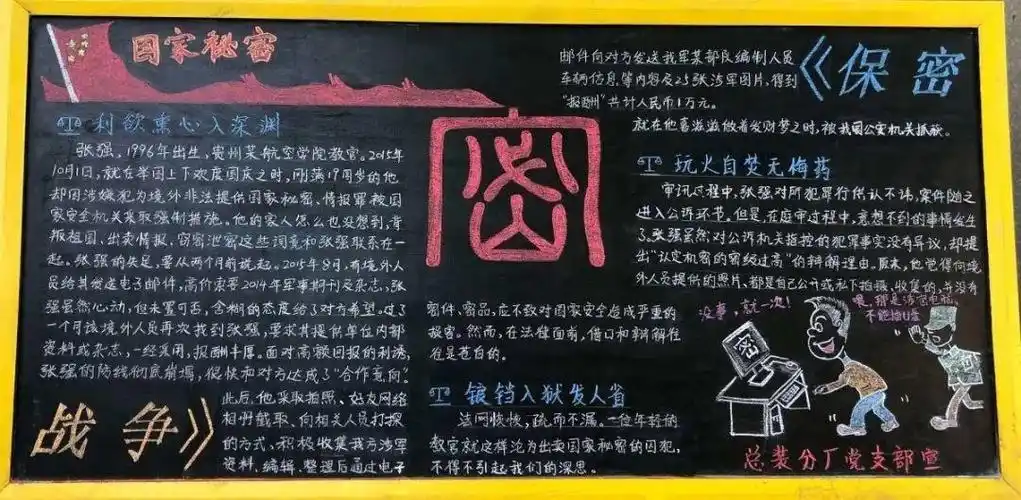 保密宣传月 | 这波主题黑板报走心啦