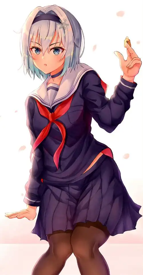 【p站美图】银发黑丝傲娇师姐你喜欢吗?2022空银子壁纸特辑 - acg17.