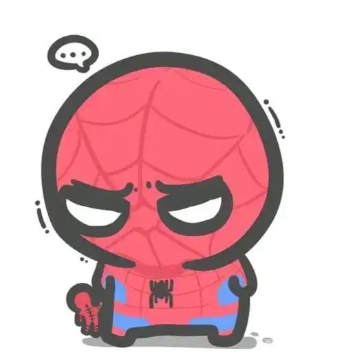 蜘蛛侠头像卡通图片