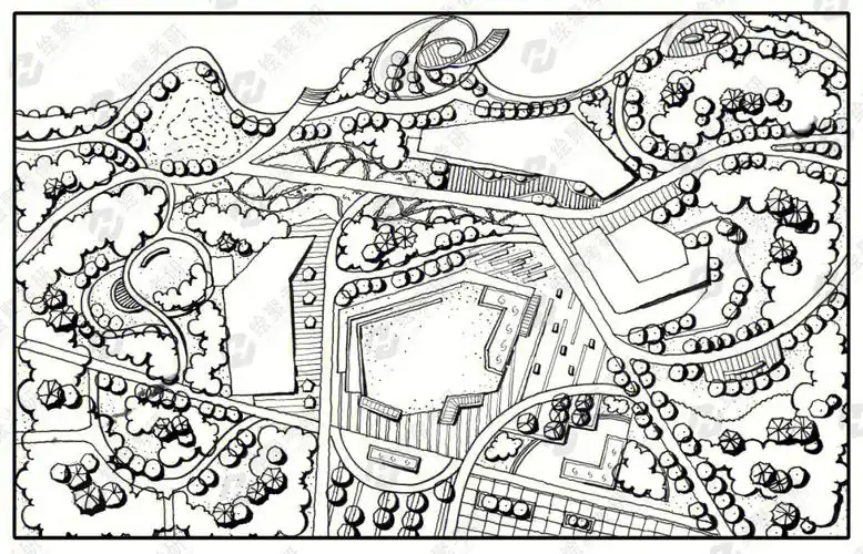 购物公园平面图设计