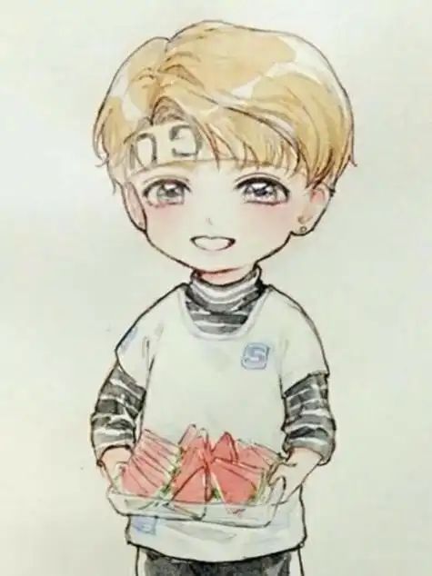 朱正廷简笔画步骤