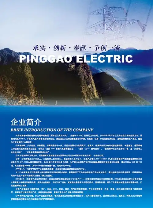 企业简介-河南平高电气股份有限公司.pdf