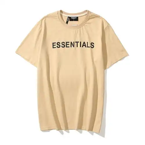 欧美街头 fog立体字母印花短袖t恤男女夏季情侣沙滩宽松半袖潮t恤