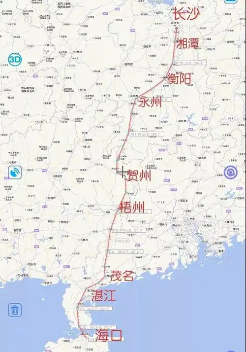 十四五期间,北京至海口高铁长沙至海口段即将开建?