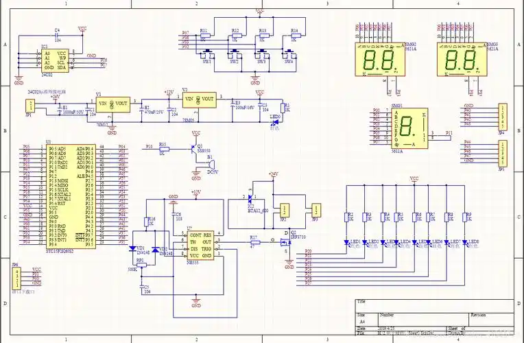 designer入门学习笔记9:绘制8路定时器pcb图_altium designer 15软件