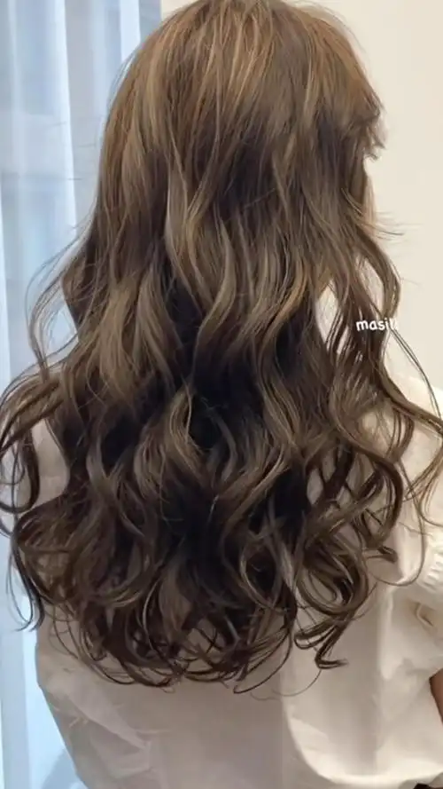 ①复古港风羊毛卷,  容易打理  随着慵懒风②港风羊