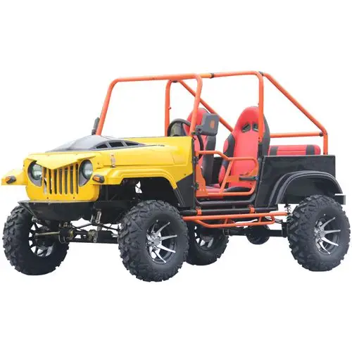 四驱探路者吉普沙滩车高低速四座300cc自动挡12寸沙滩车