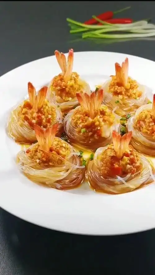 蒜蓉粉丝凤尾虾,好吃又好做