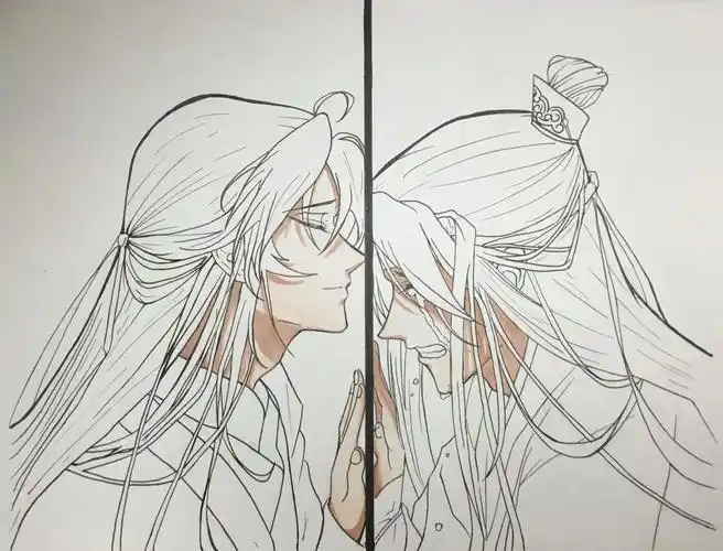 忘羡同人图过程