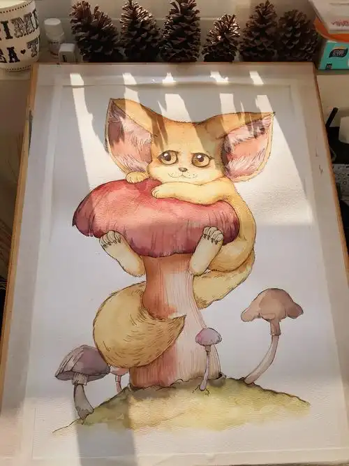 朋友定制的「阔耳狐」[嘿哈]