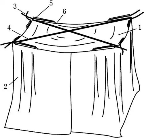 一种可调节规格的蚊帐