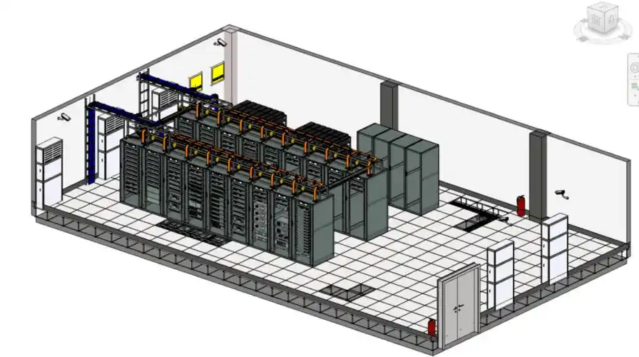 铁路客服信息机房工程bim应用