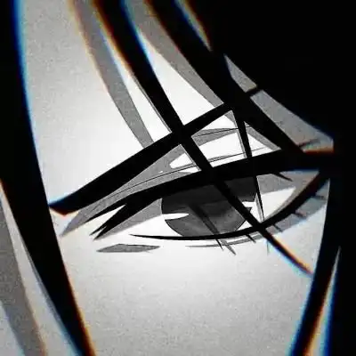 动漫男头部位眼睛