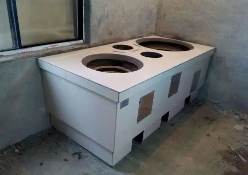 现代柴火灶厨房设计