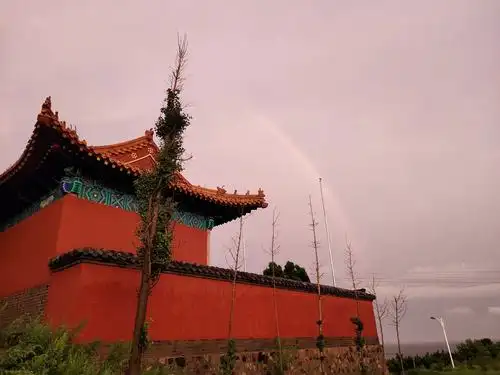 《北隍城呈现彩虹桥～最美的图画惊艳!》寒梅 听雪