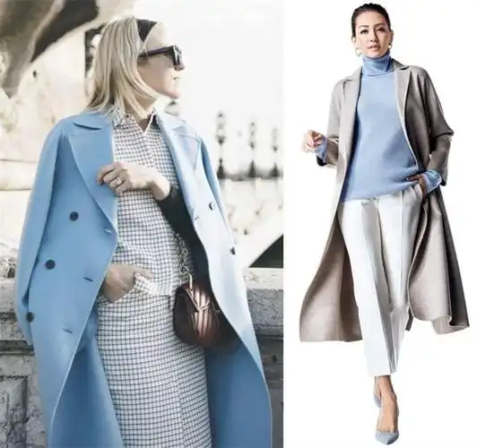 look:2 灰色与冰蓝色的印象美人搭配