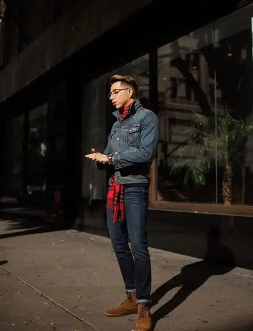 男牛仔裤配鞋效果图穿牛仔裤鞋子应该怎么选