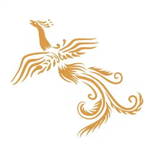 中国传统金凤凰花纹图案png图片免抠素材