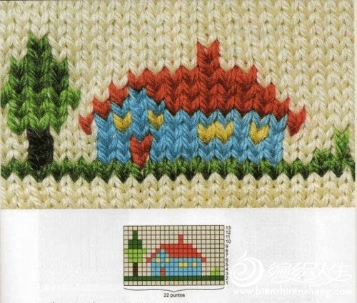 宝宝毛衣编织 儿童毛衣平绣图案集锦