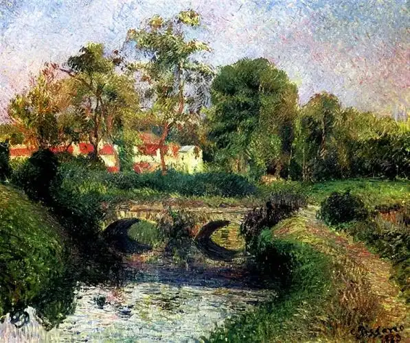 pissarro创作年代:1883风格:印象派体裁:风景画材质:布面油画现位于