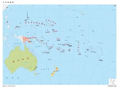大洋洲地图