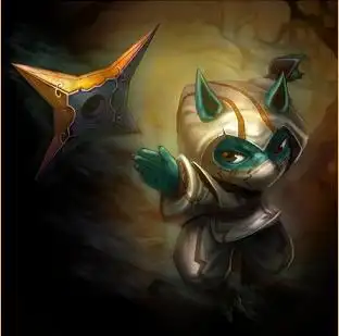 英雄联盟皮肤(银色闪电凯南)