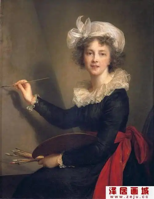 法国女画家伊莉莎白维杰勒布伦人物肖像画欣赏