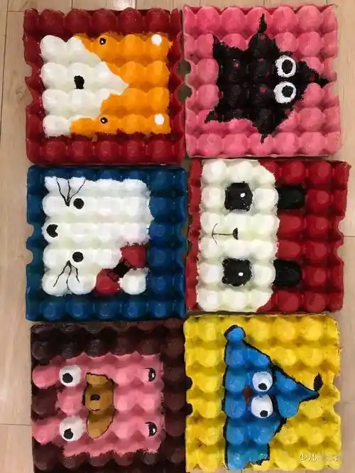 手工鸡蛋有画说鸡蛋托原来也可以这样玩